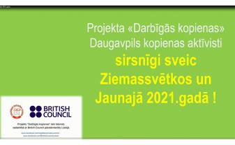 PROJEKTA „DARBĪGĀS KOPIENAS”  GADU MIJAS AKTUALITĀTES DAUGAVPILS KOPIENĀ