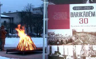 Daugavpilī atzīmēja barikāžu 30. gadadienu