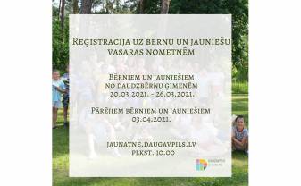 Bērnu un jauniešu vasaras nometnes 2021 Bērnu un jauniešu vasaras nometnes 2021