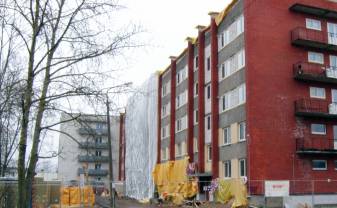 Mājas Šaurajā ielā 26 renovācijas darbi apsteidz grafiku