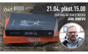 Latgales Centrālā bibliotēka aicina uz sarunu ar rakstnieku Jāni Joņevu
