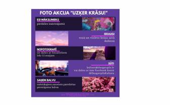 Aicinām piedalīties foto akcijā “Uzķer krāsu!”