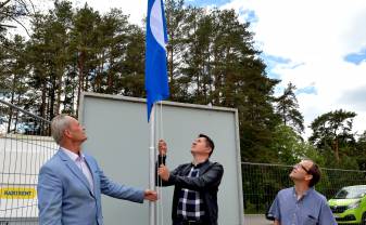 Blue Flags on the beaches of Lielais Stropu Lake