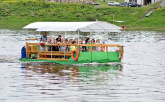 Прогулки по Даугаве на плоту “Sola” и лодке “Dina” во время праздника города Даугавпилса