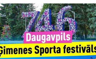 Ģimenes tiek aicinātas piedalīties “Daugavpils Ģimenes sporta festivālā”