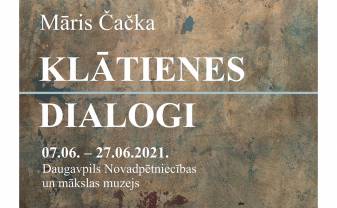 Māris Čačka’s solo exhibition “Direct Dialogues” opens to the public