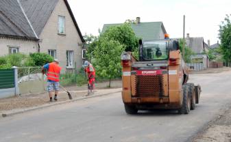 Асфальтирование улиц вблизи 6-й средней школы завершится в июле