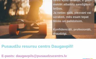Pusaudžu resursu centrs tagad arī Daugavpilī