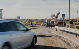 Ceļa remontu pie Vienības tilta plāno pabeigt pirms termiņa