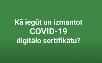 Videoinstrukcija: kā patstāvīgi var lejupielādēt vai izdrukāt Covid-19 sertifikātu?