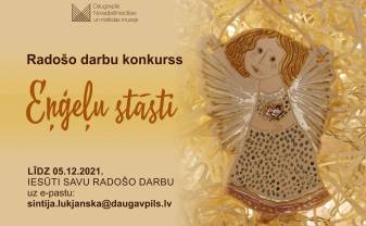 Daugavpils Novadpētniecības un mākslas muzejs aicina skolēnus piedalīties radošo darbu konkursā “Eņģeļu stāsti”