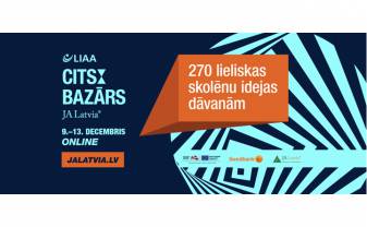 Daugavpils skolēni aicina iegādāties neparastas dāvanas ''Citā bazārā''
