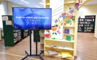 Bērnu bibliotēkā “Zīlīte” pieejama animācijas filmu un audio pasaku izstāde