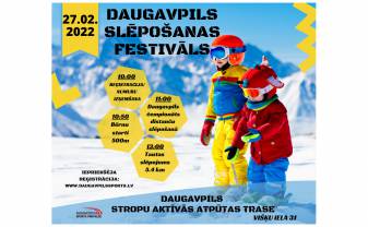 27.februārī Daugavpilī notiks Slēpošanas festivāls!