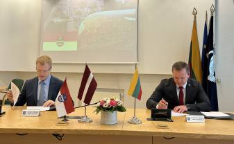 Daugavpils noslēdza sadarbības līgumu ar Visaginas pilsētu Lietuvā