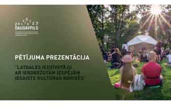 Daugavpils 2027 prezentēs pētījumu par iekļaušanas veicināšanu kultūrā