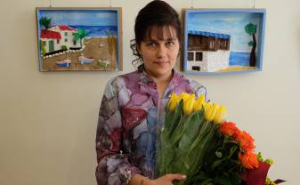 Poļu kultūras centrā var apskatīt Olgas Ostrovskas 3D gleznu izstādi ''Mana sapņu pilsēta''