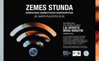 “Zemes stundā” aicina ikvienu iesaistīties planētas nākotnes veidošanā