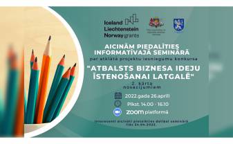 Projektu konkursa  “Atbalsts biznesa ideju īstenošanai Latgalē” seminārs