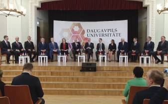 Президент Эгилс Левитс посетил Даугавпилс с региональным визитом