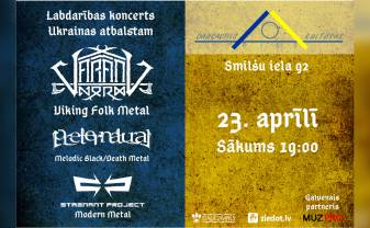 Daugavpils Kultūras pilī notiks labdarības koncerts “Latvian Metal Supports Ukraine”