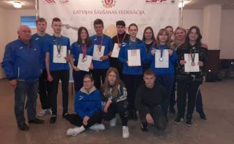Daugavpils komanda 2.vietā Latvijas čempionātā ložu šaušanā vidējās vecuma grupas jauniešiem