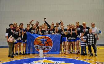 Daugavpils BJSS U15 meiteņu komanda basketbolā kļuva par Latvijas čempionēm