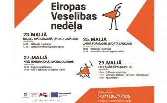EIROPAS VESELĪBAS NEDĒĻA JAU TUVU EIROPAS VESELĪBAS NEDĒĻA JAU TUVU