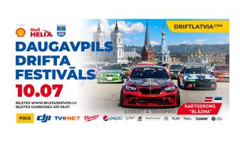 DRIFTA Festivāls Daugavpilī šogad ar 3 sacensību dienām DRIFTA Festivāls Daugavpilī šogad ar 3 sacensību dienām