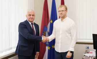 Даугавпилс с официальным визитом посетил посол Литвы