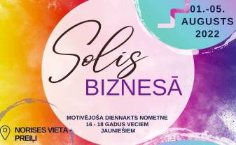 Izsludināta pieteikšanās LPR organizētā diennakts nometnē jauniešiem “Solis biznesā” Izsludināta pieteikšanās LPR organizētā diennakts nometnē jauniešiem “Solis biznesā”