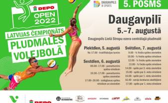 Latvijas čempionāts pludmales volejbolā “DEPO Open 2022” pietur Daugavpilī