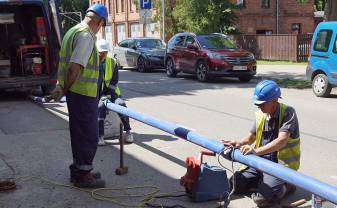 Rīgas ielā atjaunots ūdensvada tīklu posms