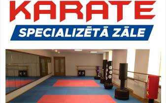 Laipni lūdzam Jaunajā Karatē zālē Laipni lūdzam Jaunajā Karatē zālē