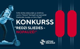 “Latvijas dzelzceļš” aicina skolas piedalīties radošā konkursā “Redzi sliedes – nopauzē!”