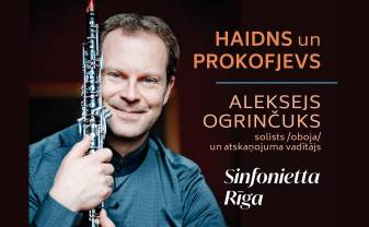 Šovakar Daugavpilī uzstāsies obojists Aleksejs Ogrinčuks un kamerorķestris  “Sinfonietta Rīga”