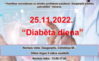 14.novembris - Pasaules diabēta diena