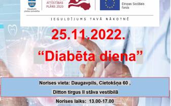 DAUGAVPILĪ NOTIKs “Diabēta diena”