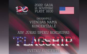 Šovakar Daugavpilī uzstāsies ASV Jūras spēku rokgrupa “Flagship”