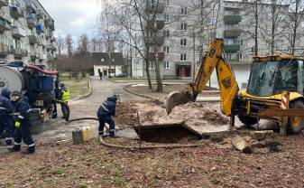 SIA „Daugavpils ūdens” veic avāriju likvidēšanas darbus