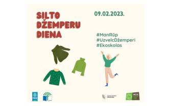 Daugavpils pilsētas 26.pirmsskolas izglītības iestādes EKOSKOLA “Zīļuks” aicina pilsētas iedzīvotājus piedalīties Silto džemperu dienā