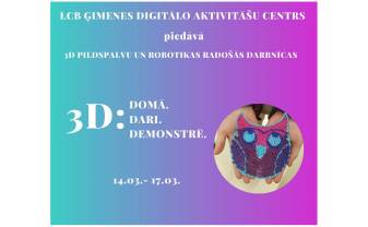 LCB Ģimenes digitālo aktivitāšu centrs organizē radošās darbnīcas pilsētas apkaimēs LCB Ģimenes digitālo aktivitāšu centrs organizē radošās darbnīcas pilsētas apkaimēs