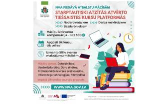 Atbalsts mācībām starptautiski atzītās atvērto tiešsaistes kursu platformās Atbalsts mācībām starptautiski atzītās atvērto tiešsaistes kursu platformās