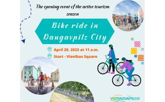 Daugavpils will open the active tourism season with a bike ride