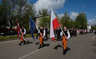 Daugavpils poļi ar vērienu svinēja Maija svētkus