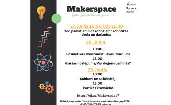 Vieta, kur radoši darboties, pārbaudīt un izmēģināt savas idejas – Makerspace