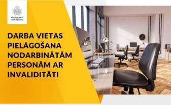 Darba devējiem, kuri nodarbina cilvēkus ar invaliditāti, NVA piedāvā finansējumu darba vietas pielāgošanai Darba devējiem, kuri nodarbina cilvēkus ar invaliditāti, NVA piedāvā finansējumu darba vietas pielāgošanai