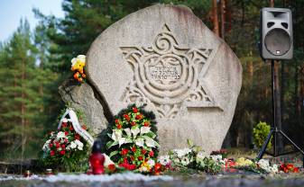 Daugavpilī notika Holokausta upuru piemiņas pasākums