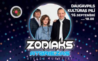 Festivālu “Daugavpils ReStArt” ieskandinās grupa “Zodiaks”