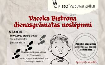 Poļu kultūras centrs aicina uz piedzīvojumu spēli Poļu kultūras centrs aicina uz piedzīvojumu spēli
